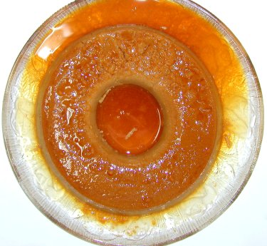 Pudim flan vegano